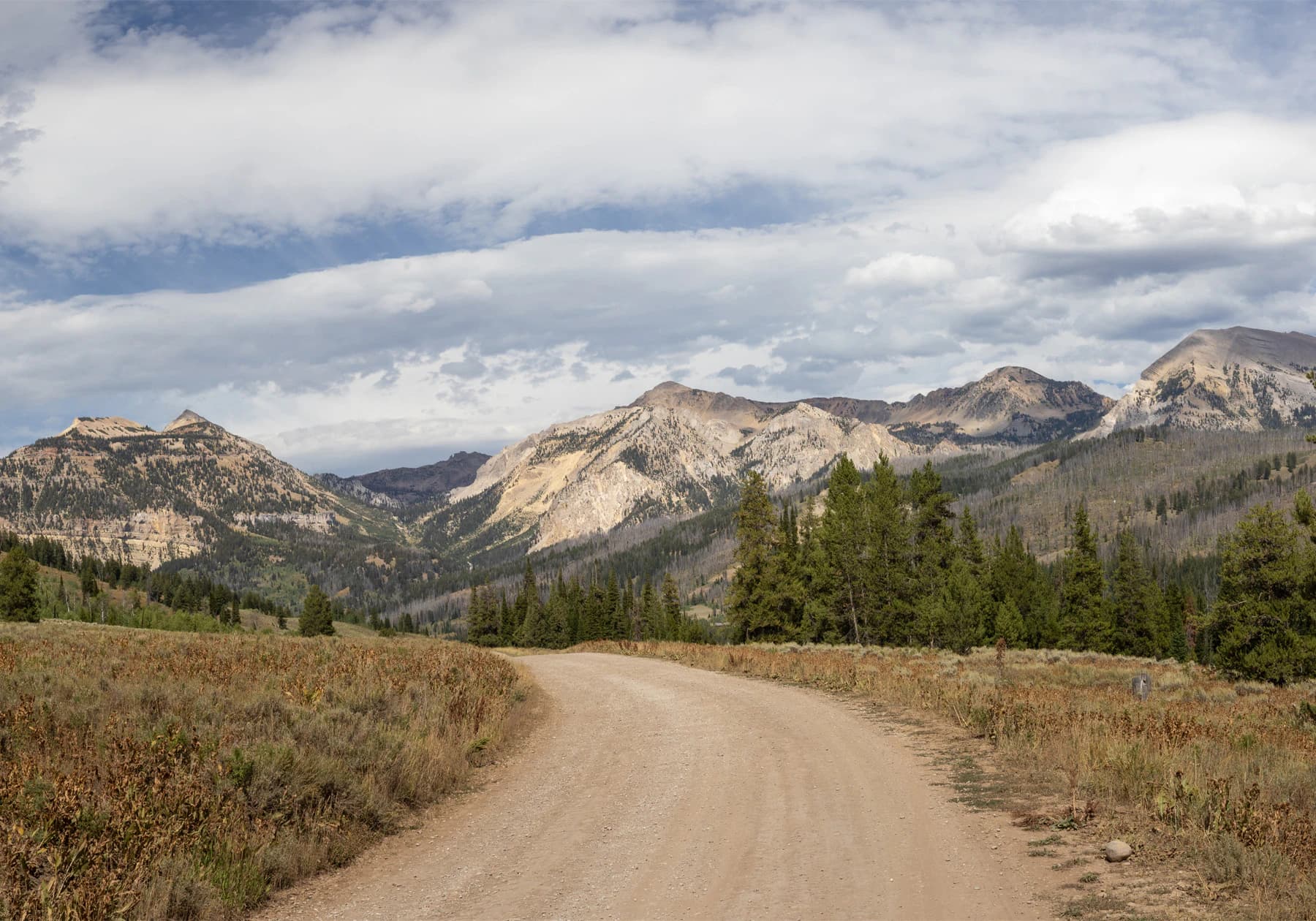 View of mountain range